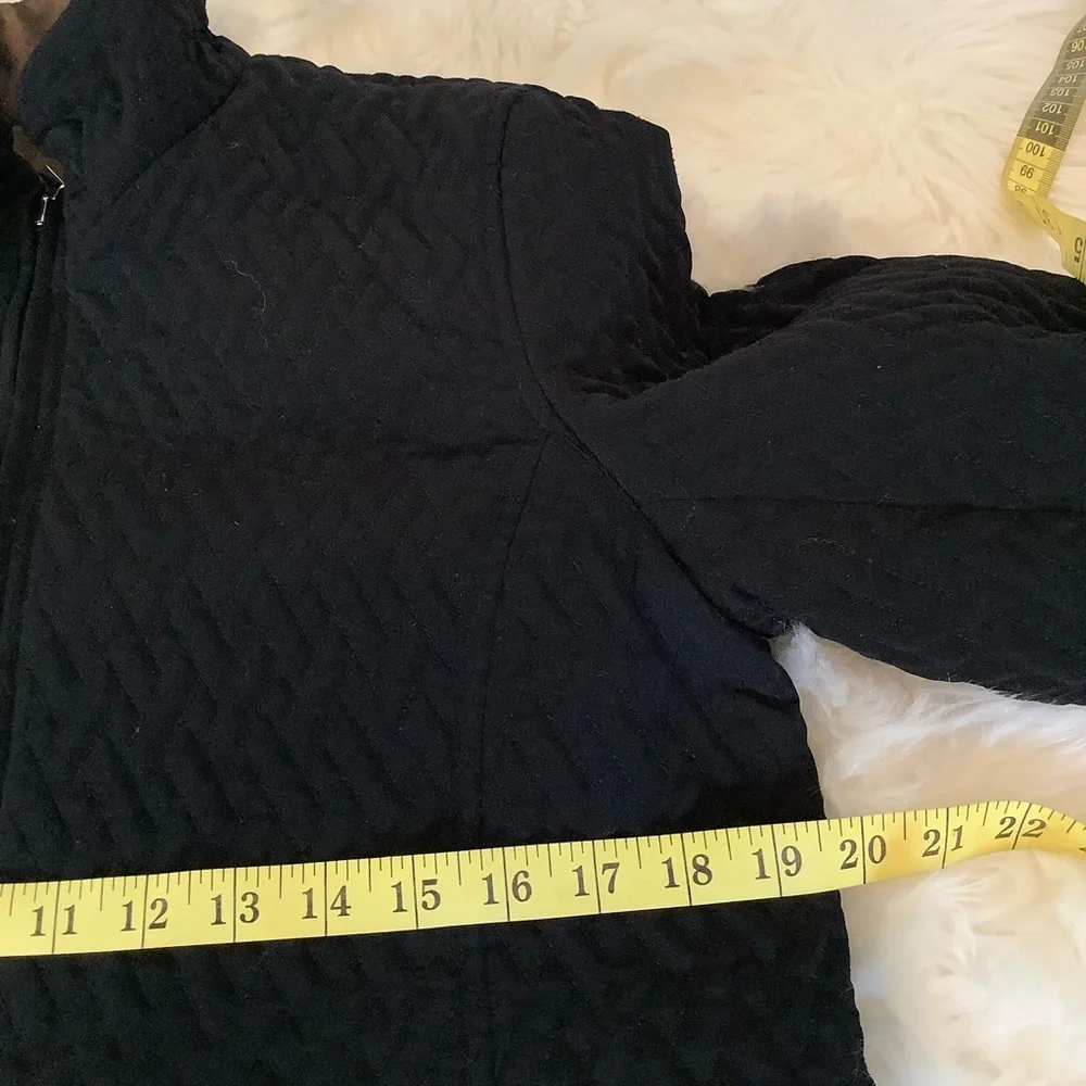 Talbots Convertible Quilted Lightweight Jacket size Medium Full Zip - Picture 4 of 10